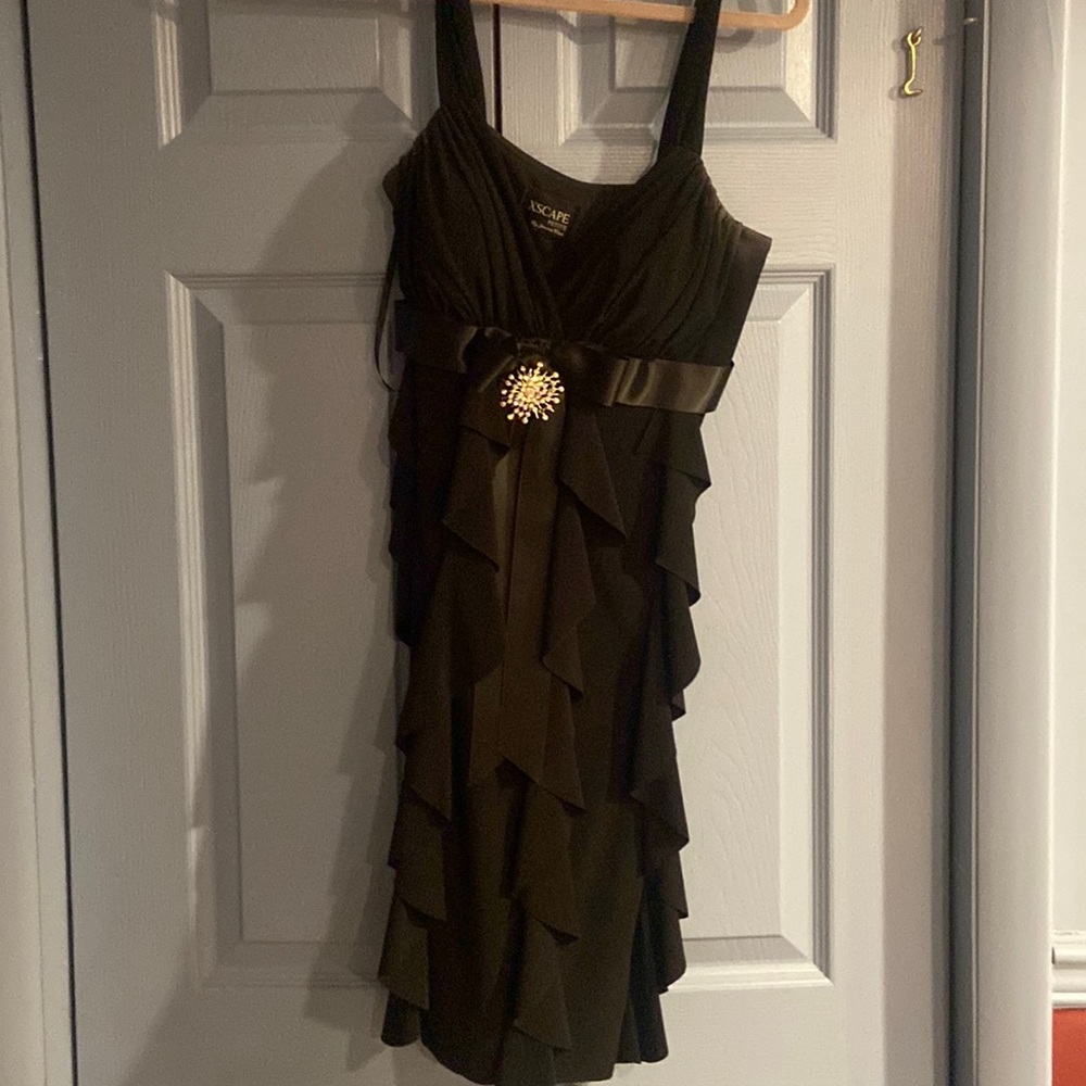 Escape petite size small black dress